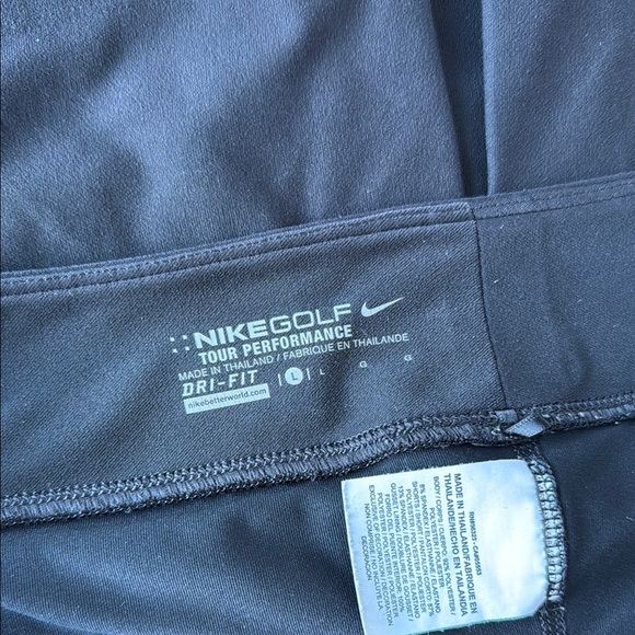 Nike Black Skirt Athletic Skort with Zip Pockets Golf Tennis Sz L - Picture 9 of 14